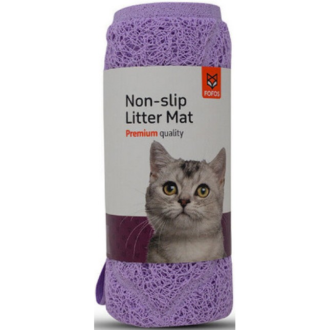 Fofos  Αντιολισθητικό Πατάκι Άμμου για τουαλέτα γάτας  Μωβ