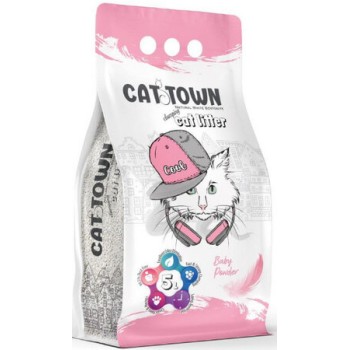 Netas Cat town άμμος γάτας baby powder 5lt Netas Cat town άμμος γάτας baby powder 5lt