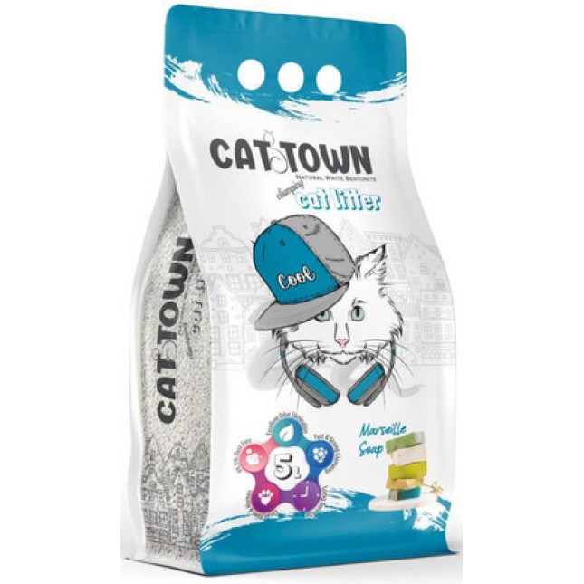 Netas Cat town άμμος γάτας με άρωμα σαπούνι Μασσαλίας 5lt Netas Cat town άμμος γάτας με άρωμα σαπούνι Μασσαλίας 5lt