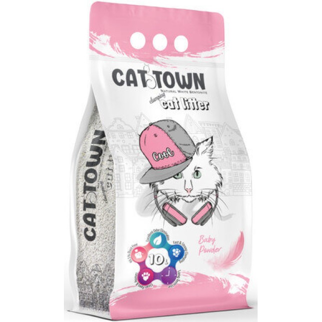 Netas Cat town άμμος γάτας baby powder για εξαιρετική εξάλειψη οσμών