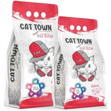 Netas Cat town άμμος γάτας με άρωμα sakura για εξαιρετική εξάλειψη οσμών