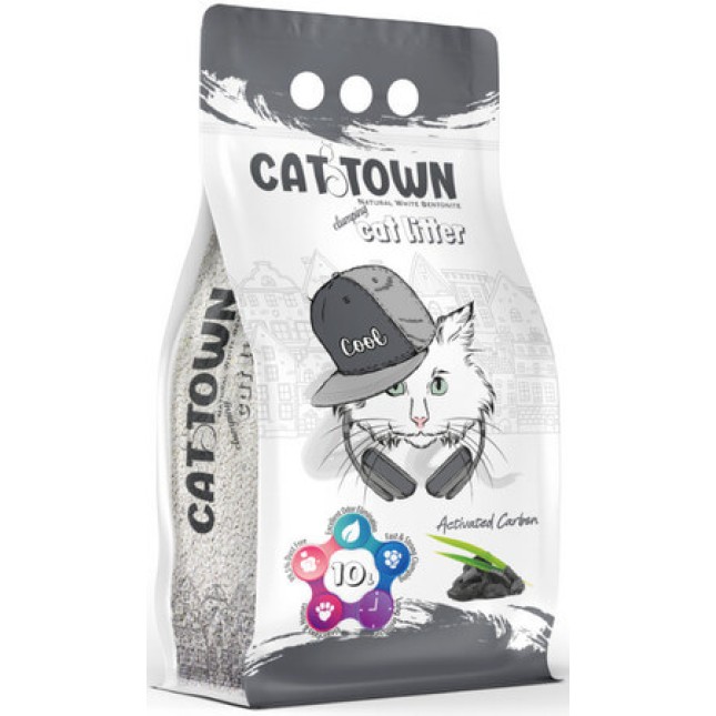 Netas Cat town άμμος γάτας με άρωμα ενεργού άνθρακα για εξαιρετική εξάλειψη οσμών