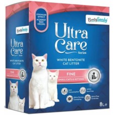 Bentysandy άμμος γάτας ultra care 8lt με ψιλούς κόκκους Bentysandy άμμος γάτας ultra care 8lt με ψιλούς κόκκους