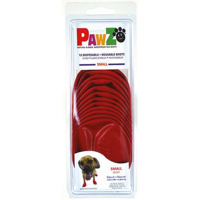 Pawz παπουτσάκια κόκκινα small, συσκευασία 12 τμχ Pawz παπουτσάκια κόκκινα small, συσκευασία 12 τμχ