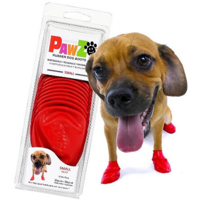 Pawz παπουτσάκια κόκκινα small, συσκευασία 12 τμχ Pawz παπουτσάκια κόκκινα small, συσκευασία 12 τμχ