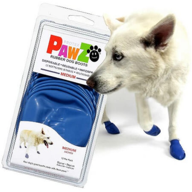 Pawz παπουτσάκια μπλε medium, συσκευασία 12 τμχ Pawz παπουτσάκια μπλε medium, συσκευασία 12 τμχ