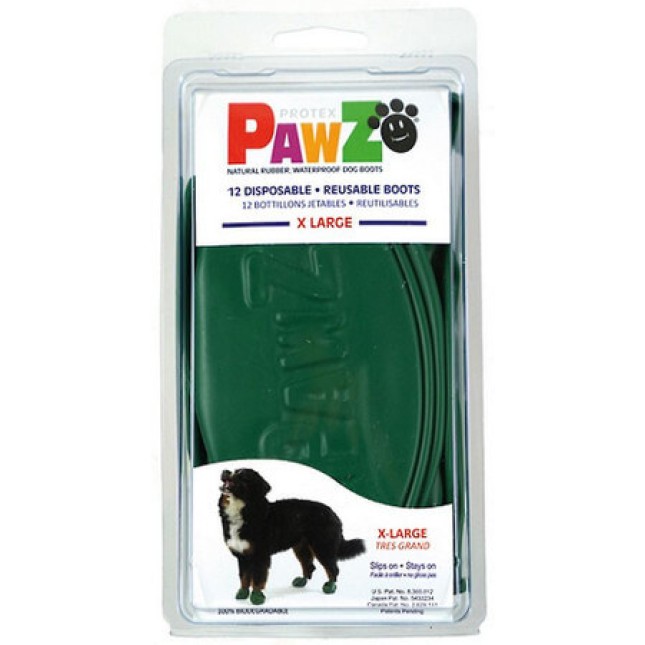 Pawz παπουτσάκια πράσινα x-large, συσκευασία 12 τμχ Pawz παπουτσάκια πράσινα x-large, συσκευασία 12 τμχ
