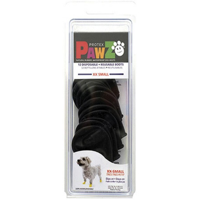 Pawz παπουτσάκια μαύρα 2x-small Pawz παπουτσάκια μαύρα 2x-small