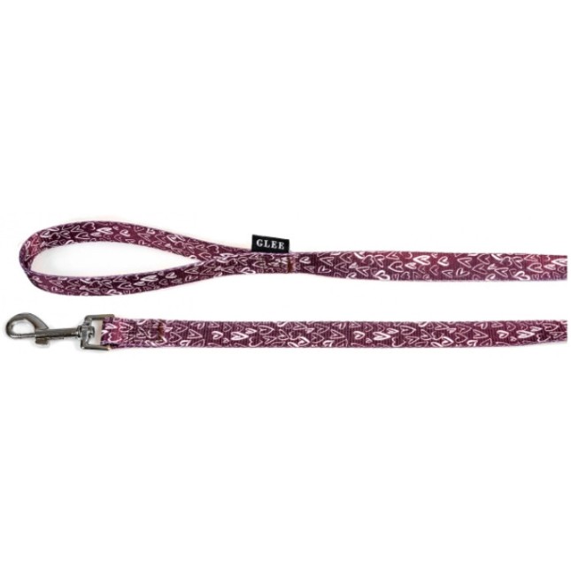 Glee Οδηγός Ιμάντα Hearts M 20mmx120cm Glee Οδηγός Ιμάντα Hearts M 20mmx120cm