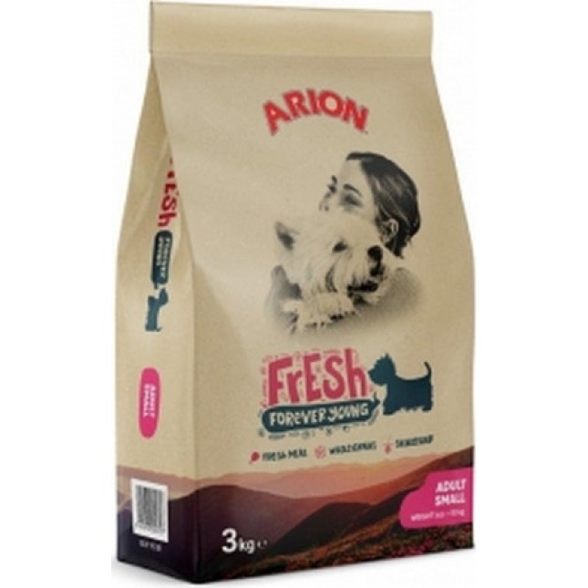 Arion τροφή για μικρόσωμους ενήλικους σκύλους 3kg Arion τροφή για μικρόσωμους ενήλικους σκύλους 3kg