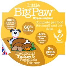 LBP WSB τροφή σκύλου παραδοσιακή με γαλοπούλα & λαχανικά 85gr
