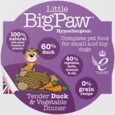 LBP WSB τροφή σκύλου παραδοσιακή με πάπια & λαχανικά 85gr
