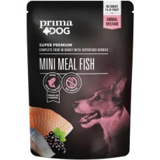 PrimaDog Μίνι Γεύμα σολομό υγρή τροφή χωρίς σιτάρι για κάθε σκύλο 85gr PrimaDog Μίνι Γεύμα σολομό υγρή τροφή χωρίς σιτάρι για κάθε σκύλο 85gr