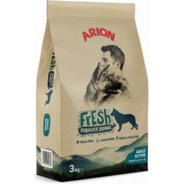 Arion Πλήρη τροφή για ενήλικες δραστήριους σκύλους με θρεπτικά συστατικά και κοτόπουλο