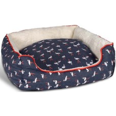 Glee κρεβάτι παραλληλόγραμμο flamingo jean μπλε M 65x57x20cm