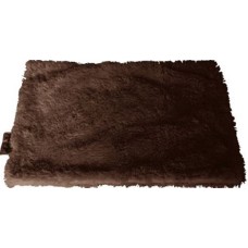 Gloria κουβέρτα από μαλακό ύφασμα 100cm X 70cm καφέ