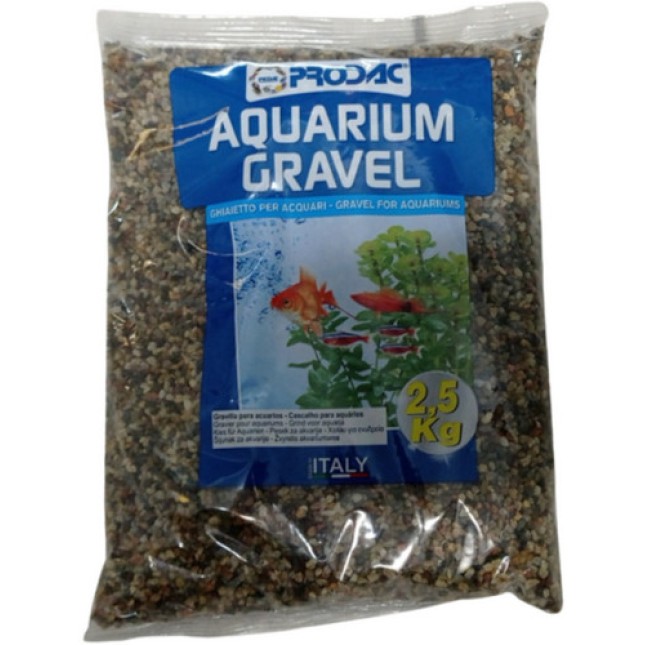 Prodac Φυσικό χαλίκι πολύχρωμο 2/3 2,5kg Prodac Φυσικό χαλίκι πολύχρωμο 2/3 2,5kg