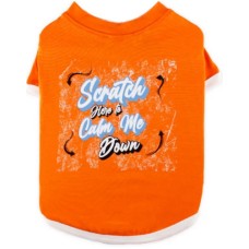 Zampa Μπλουζάκι Scratch Me-Calm me πορτοκαλί S 27cm