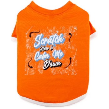 Zampa Μπλουζάκι Scratch Me-Calm me πορτοκαλί S 27cm Zampa Μπλουζάκι Scratch Me-Calm me πορτοκαλί S 27cm