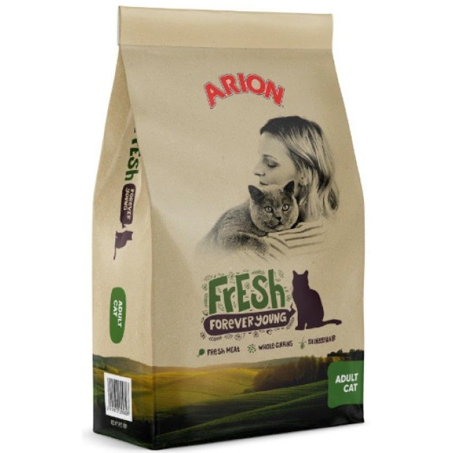 Arion Fresh Τροφή για ενήλικες γάτες με κοτόπουλο και θρεπτικά συστατικά