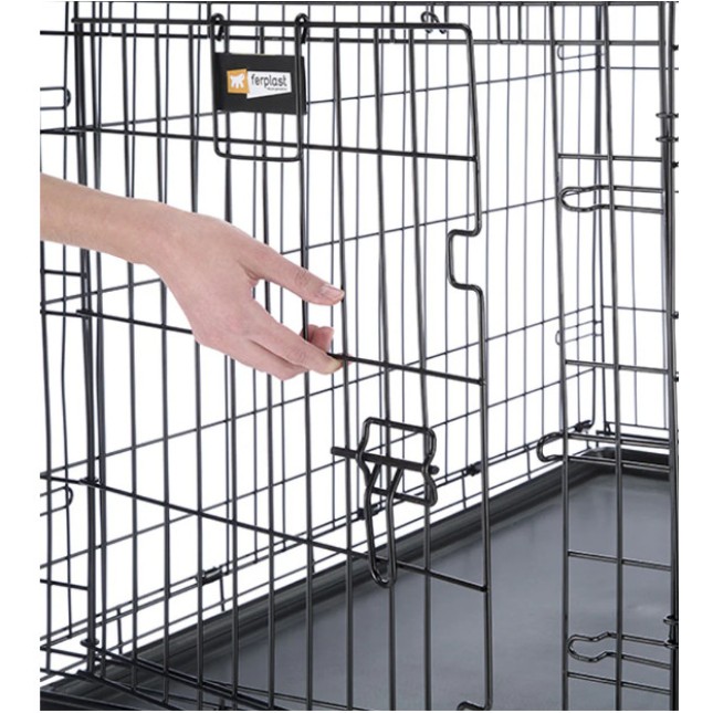 Ferplast συρμάτινο κλουβί μεταφοράς dog-inn 105 108,5 x 72,7 x 76,8cm Ferplast συρμάτινο κλουβί μεταφοράς dog-inn 105 108,5 x 72,7 x 76,8cm