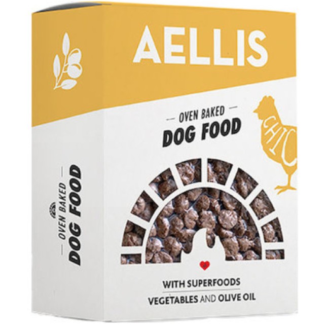 Aellis Φουρνισμένη τροφή με φρέσκο ??κοτόπουλο 250g Aellis Φουρνισμένη τροφή με φρέσκο ??κοτόπουλο 250g