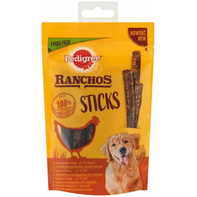 Pedigree ranchos slices κοτοπουλο 60gr