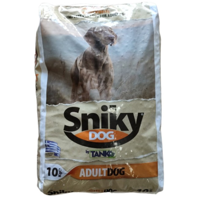 Tanko Sniky Πλήρης τροφή για ενήλικους σκύλους όλων των φυλών 10kg Tanko Sniky Πλήρης τροφή για ενήλικους σκύλους όλων των φυλών 10kg