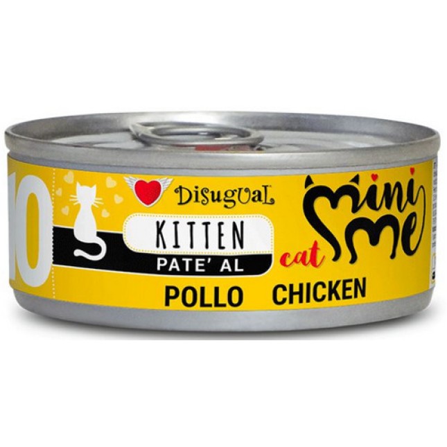 Disugual Mini me Πλήρης τροφή για γατάκια με κοτόπουλο 85gr Disugual Mini me Πλήρης τροφή για γατάκια με κοτόπουλο 85gr