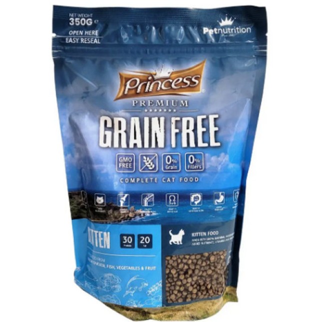 Princess ξηρά τροφή Grain Free για γατάκια Princess ξηρά τροφή Grain Free για γατάκια