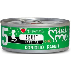 Disugual Mini me Πλήρης τροφή για ενήλικες γάτες με κουνέλι 85gr