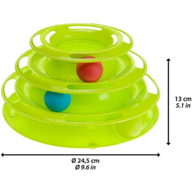 Ferplast Twister παιχνίδι για γάτες που εγγυάται τη βέλτιστη σωματική και πνευματική άσκηση Ferplast Twister παιχνίδι για γάτες που εγγυάται τη βέλτιστη σωματική και πνευματική άσκηση