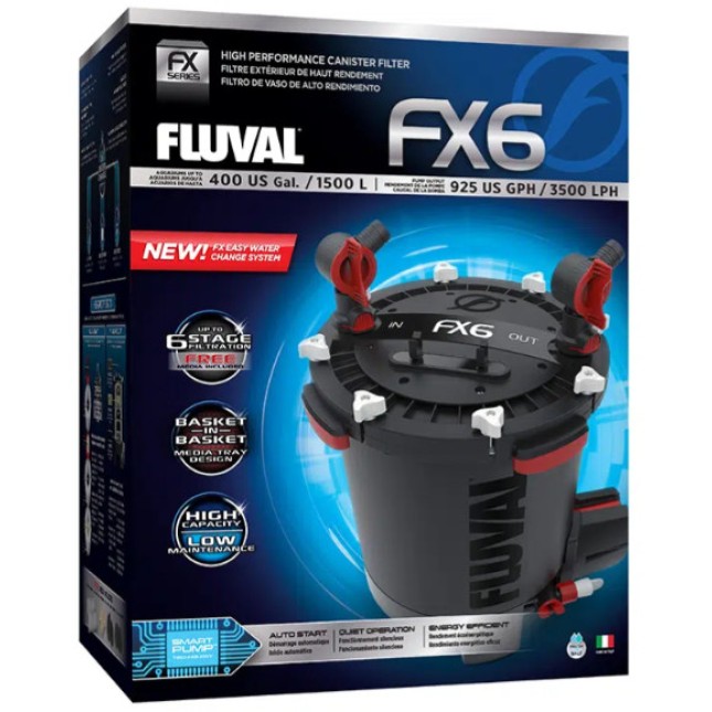 Fluval εξωτερικό φίλτρο πολλαπλών σταδίων σειράς FX