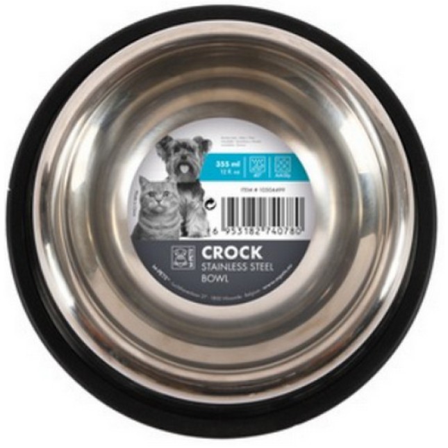 M-pets Μπολ από ανοξείδωτο ατσάλι XS 355ml M-pets Μπολ από ανοξείδωτο ατσάλι XS 355ml