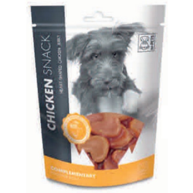 M-pets heart λιχουδιά με φέτες κοτόπουλου σε σχήμα καρδιάς 80g M-pets heart λιχουδιά με φέτες κοτόπουλου σε σχήμα καρδιάς 80g