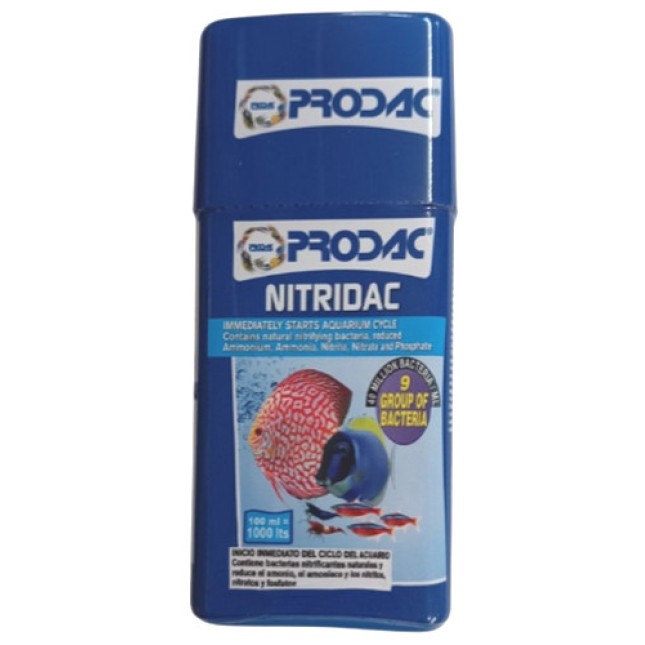 Prodac Nitridac Goldfish αποτρέπει την αύξηση των νιτρωδών 100ml Prodac Nitridac Goldfish αποτρέπει την αύξηση των νιτρωδών 100ml
