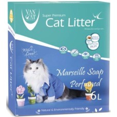 Van cat μπεντονίτη και άρωμα σαπούνι Μασσαλίας 0.6-1.8mm 5,1kg - 6lt