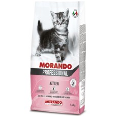 Morando Pro Πλήρης και ισορροπημένη τροφή με κοτόπουλο και σολομό για γατάκια