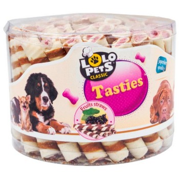 Lolo pets Πουράκι Σκύλου με γεύση φρούτων 60τεμ