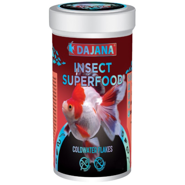 DajanaPet ISF goldwater flakes τροφή ψαριών κρύου νερού 100ml -18gr DajanaPet ISF goldwater flakes τροφή ψαριών κρύου νερού 100ml -18gr