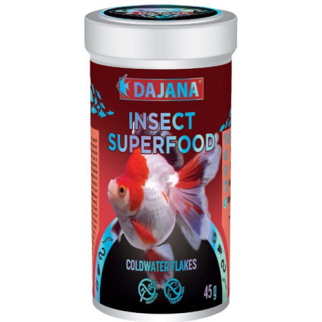 DajanaPet ISF goldwater flakes τροφή ψαριών κρύου νερού 250ml - 45gr DajanaPet ISF goldwater flakes τροφή ψαριών κρύου νερού 250ml - 45gr