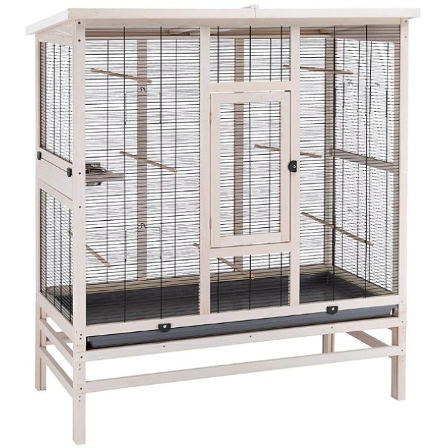 Ferplast Wilma μεγάλο ξύλινο κλουβί 131,5 x 67 x h 153 cm