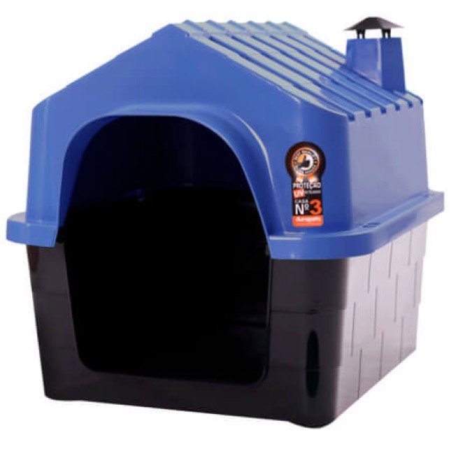Dura pets σπιτάκι σκύλου N?3 μπλε 60x47x47 cm Dura pets σπιτάκι σκύλου N?3 μπλε 60x47x47 cm