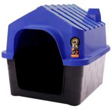 Σπιτάκι πλαστικό, για σκύλους μπλε με επεξεργασία UV που προστατεύει από τις υπεριώδεις ακτίνες