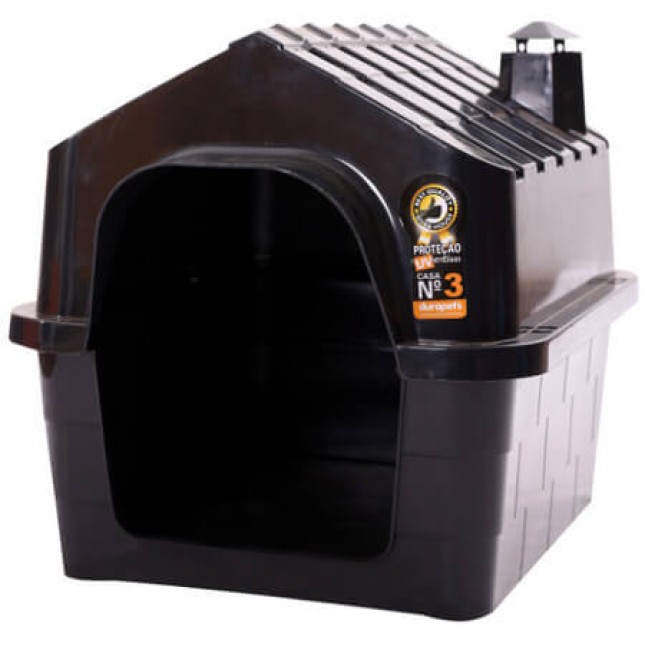Dura pets σπιτάκι σκύλου N?3 μαύρο 60x47x47 cm Dura pets σπιτάκι σκύλου N?3 μαύρο 60x47x47 cm