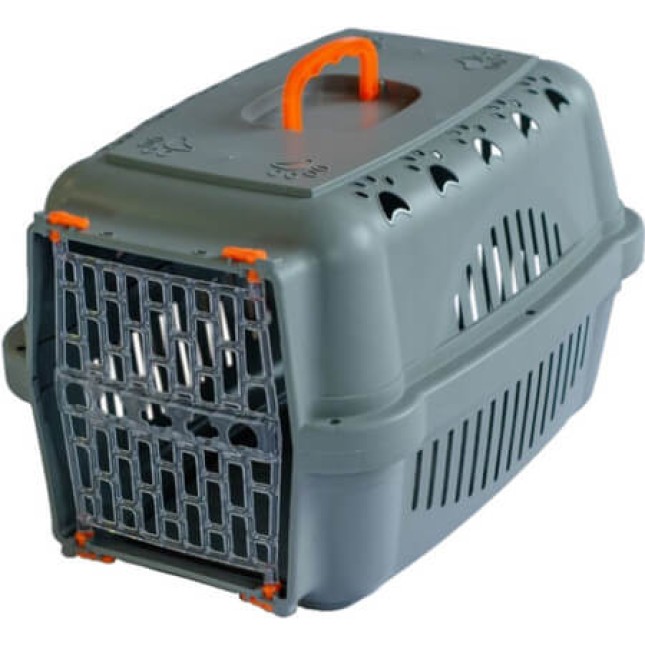 Dura pet’s Joy Πλαστικό κλουβί μεταφοράς μικρού σκύλου ή γάτας με πλαστικό πορτάκι