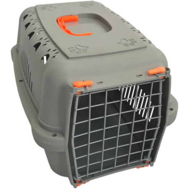 Dura pets Joy Πλαστικό κλουβί μεταφοράς με μεταλλικό πορτάκι Nr.2