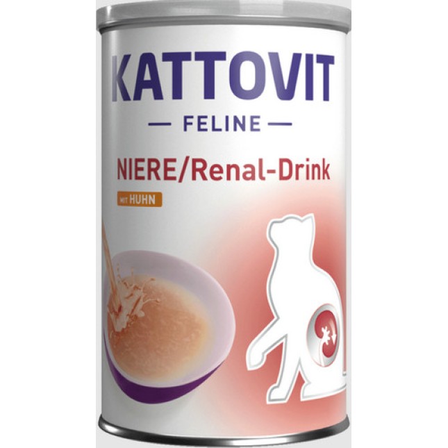 Finnern Kattovit Ποτό για γάτες με νεφρική ανεπάρκεια με κοτόπουλο 135g Finnern Kattovit Ποτό για γάτες με νεφρική ανεπάρκεια με κοτόπουλο 135g