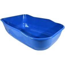 Dura pets ανοιχτή τουαλέτα γάτας Luxo μπλε