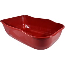 Dura pets ανοιχτή τουαλέτα γάτας Luxo κόκκινο Dura pets ανοιχτή τουαλέτα γάτας Luxo κόκκινο